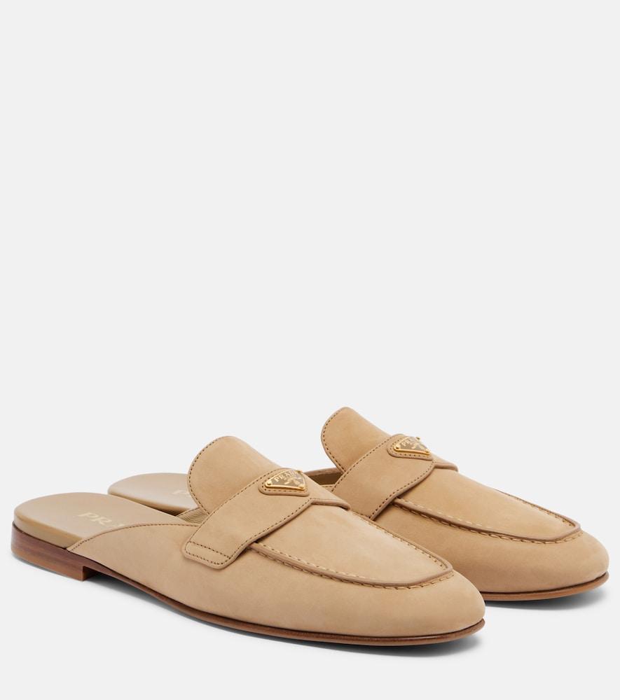 prada suede mules