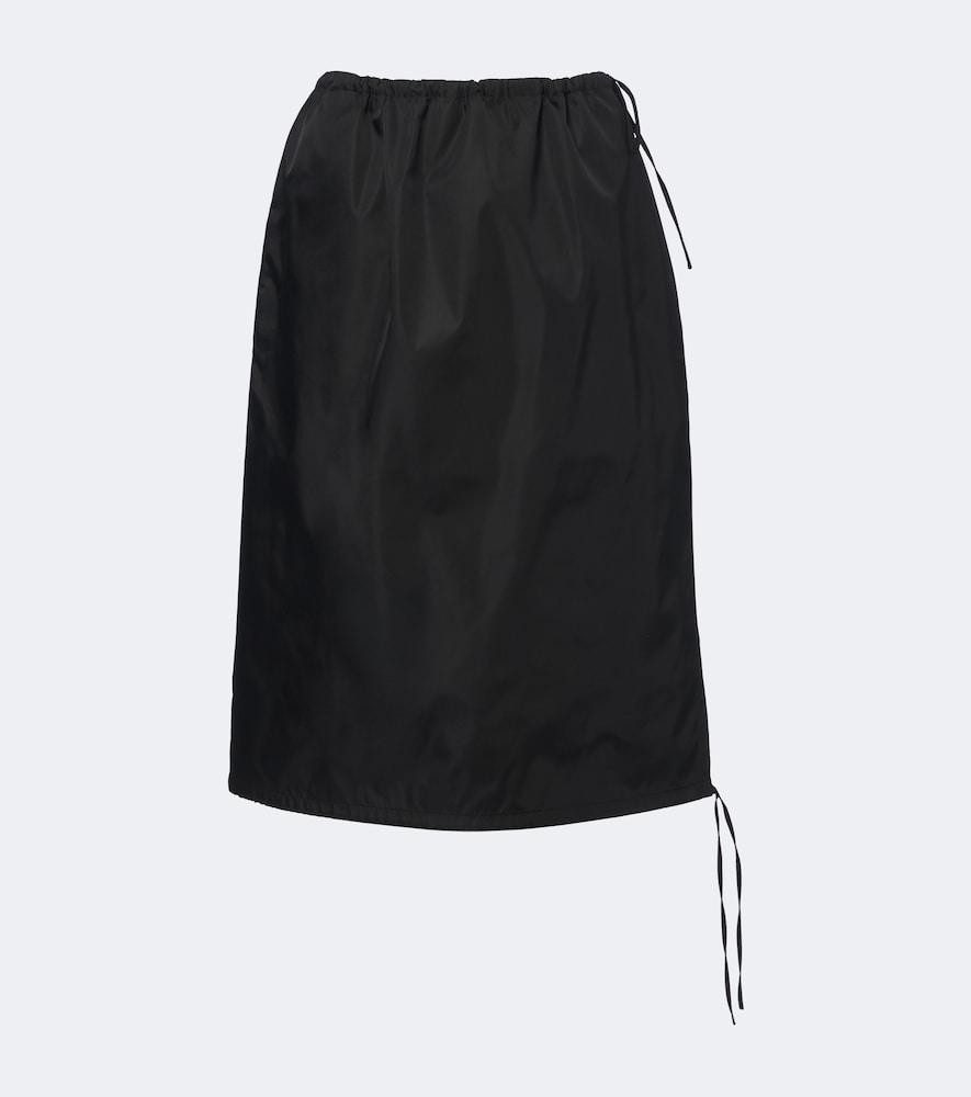 prada technical midi skirt