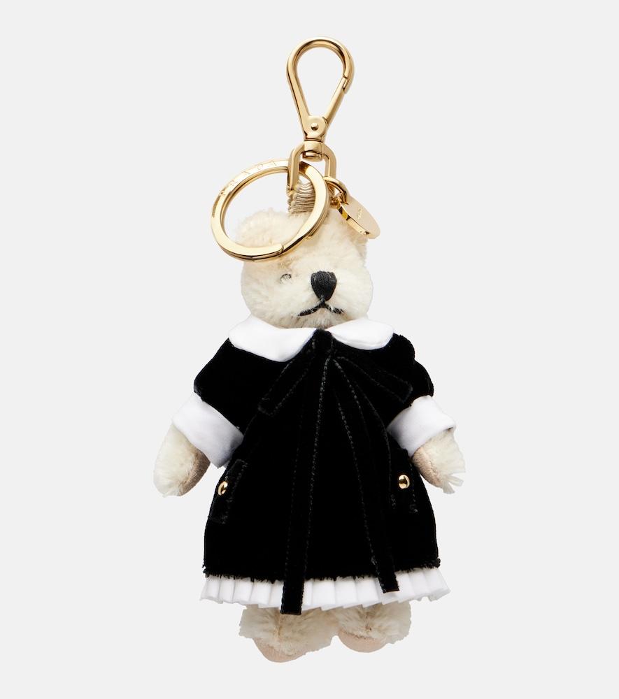 prada velvet bag charm