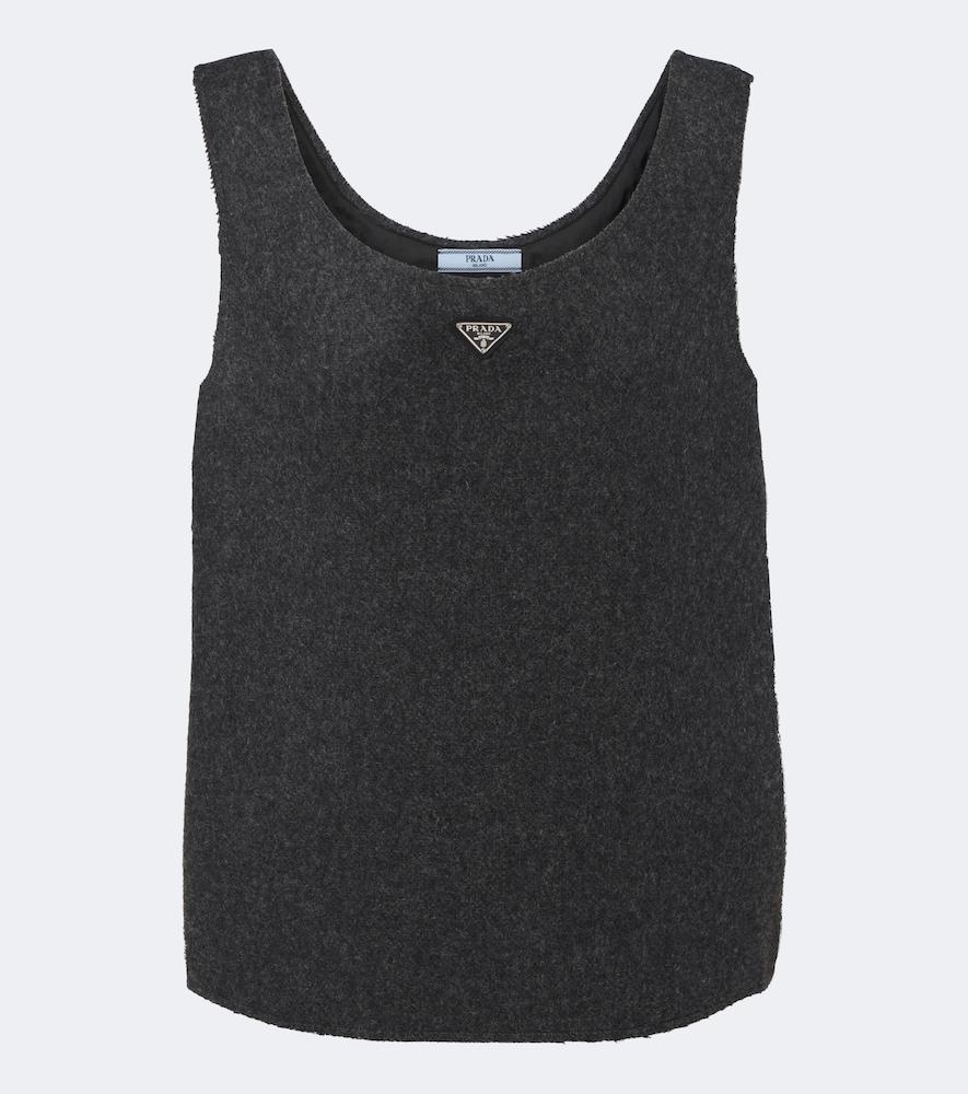 prada virgin wool top