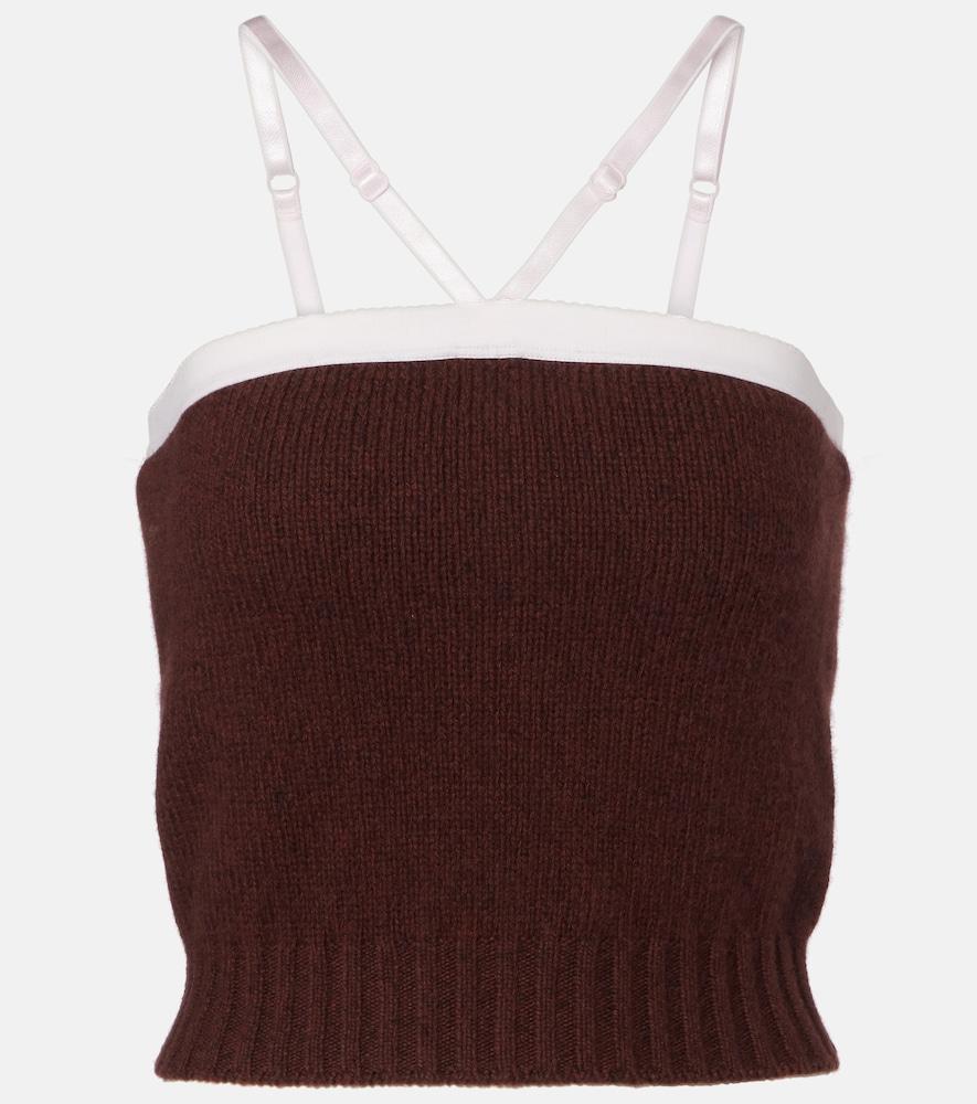 prada wool and cashmere top