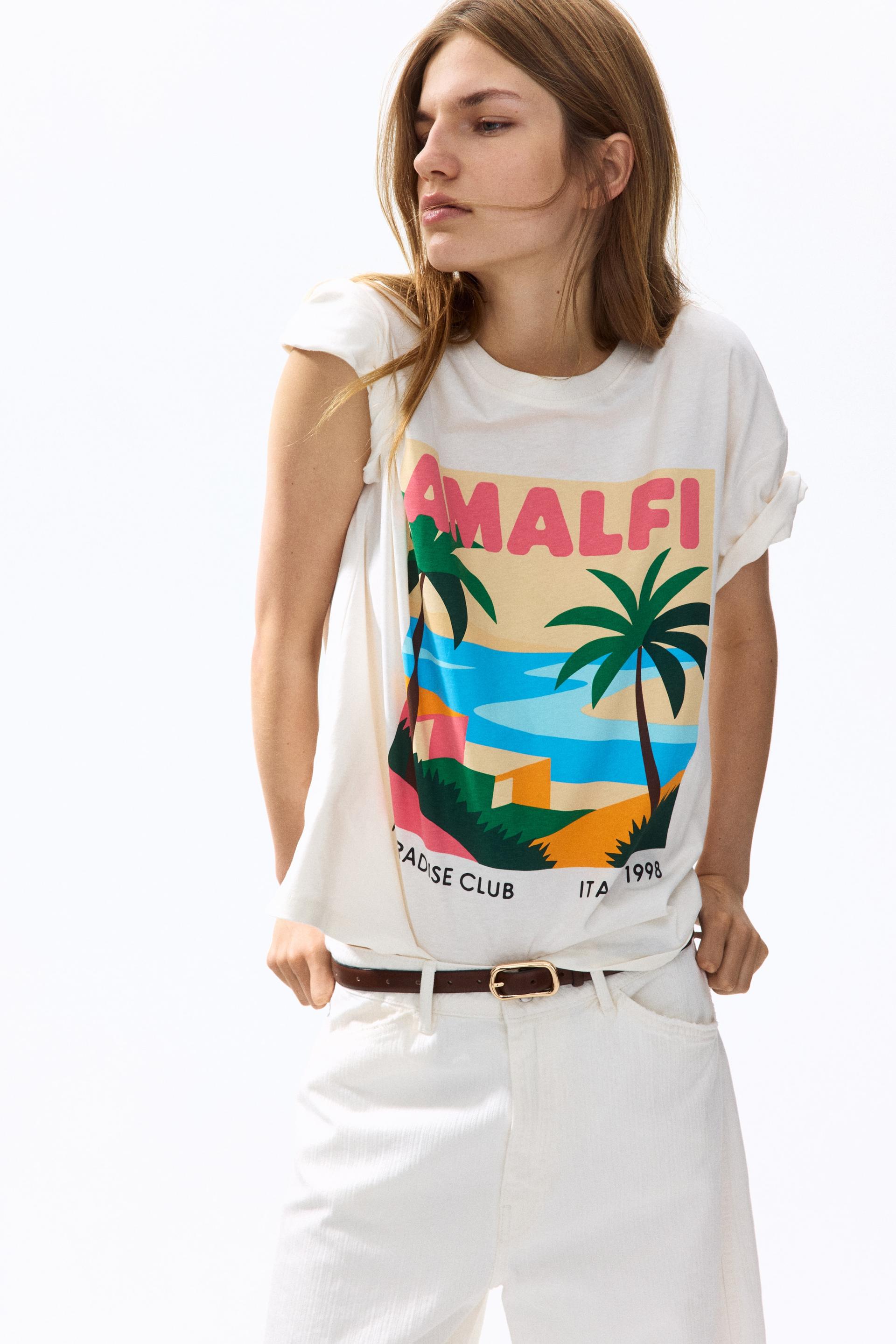 printed cotton t-shirt