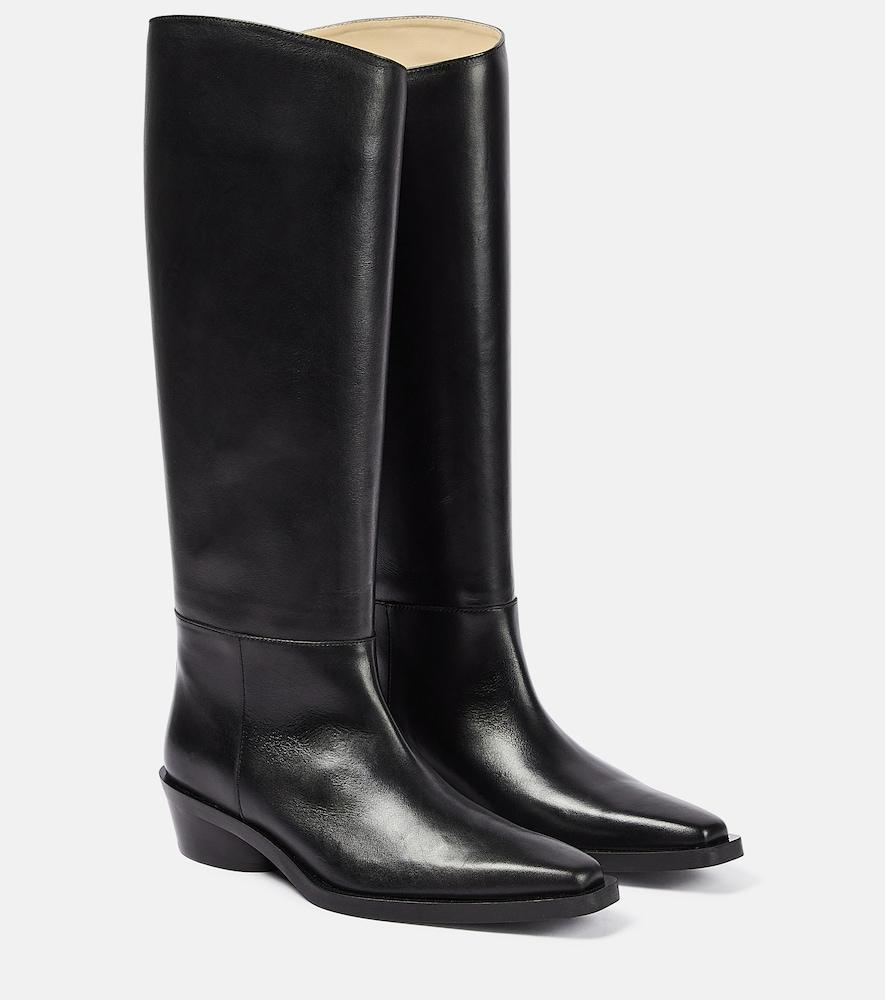 proenza schouler bronco leather knee-high boots