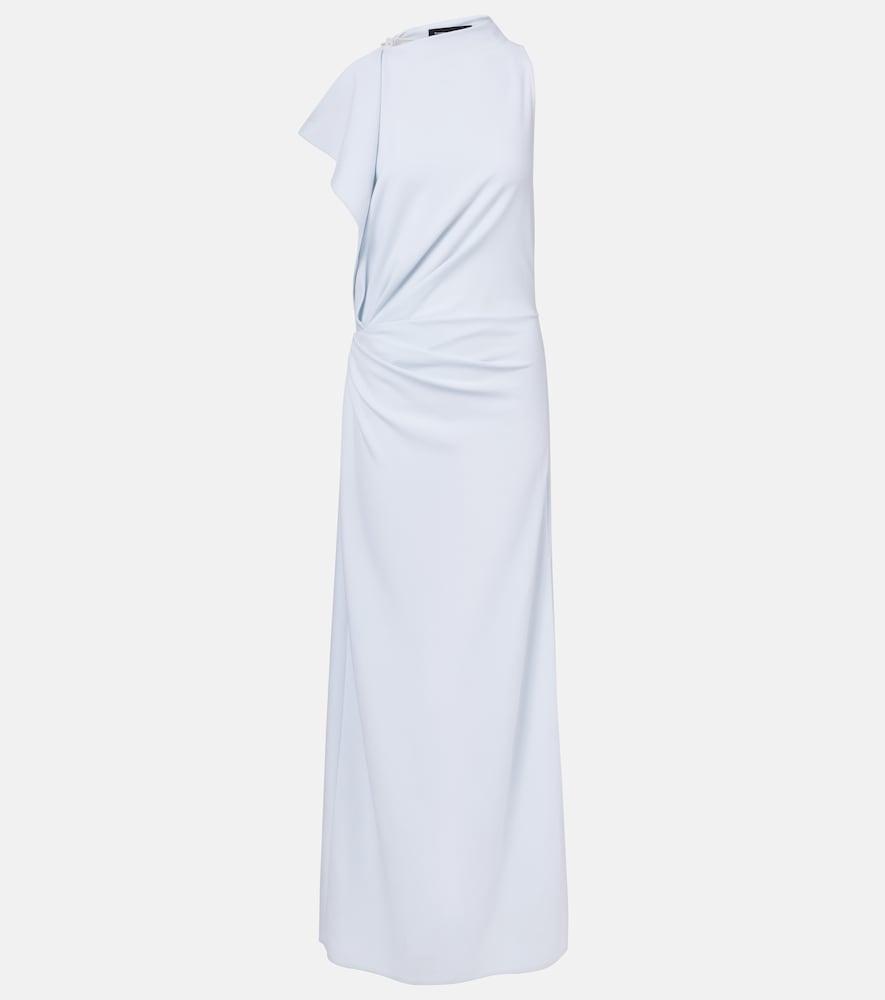 proenza schouler devyn crêpe draped maxi dress