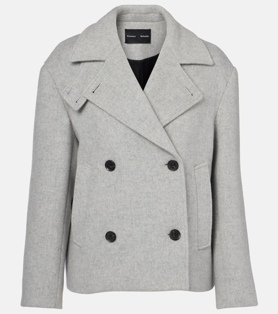 proenza schouler double-breasted wool coat