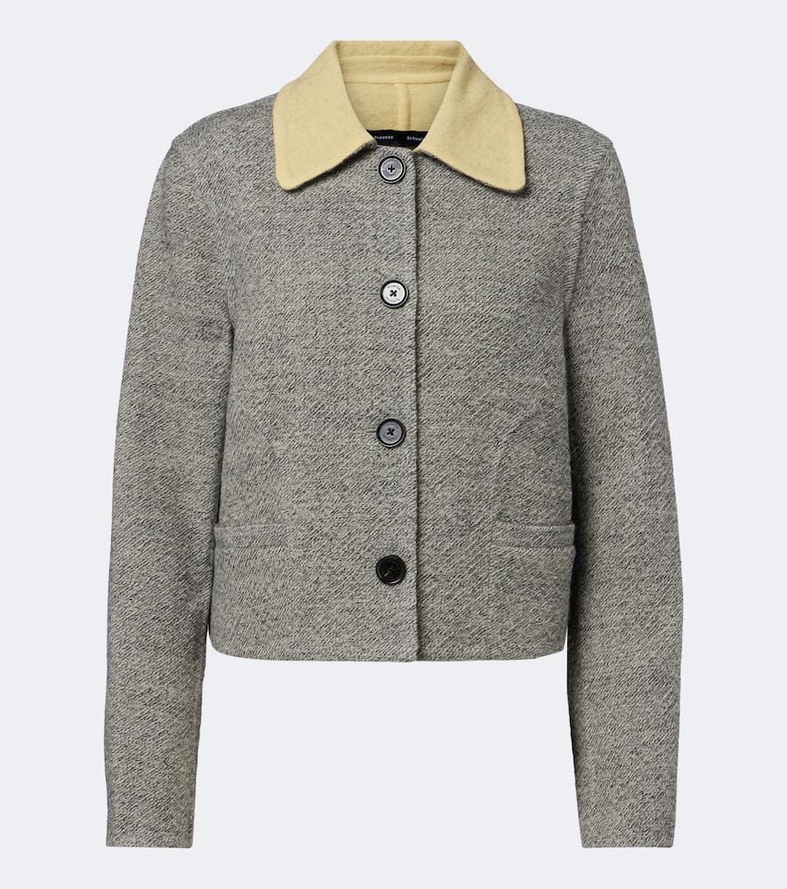 proenza schouler gaella wool-blend jacket