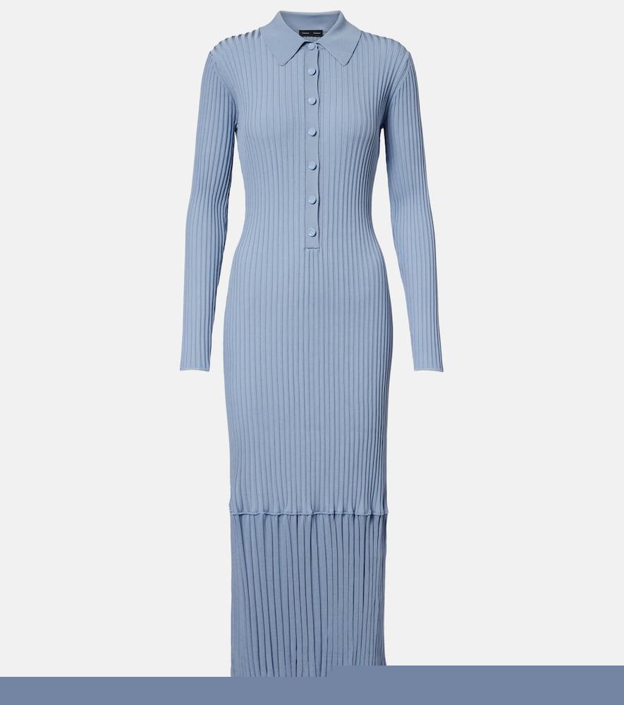 proenza schouler luiza ribbed-knit sweater dress