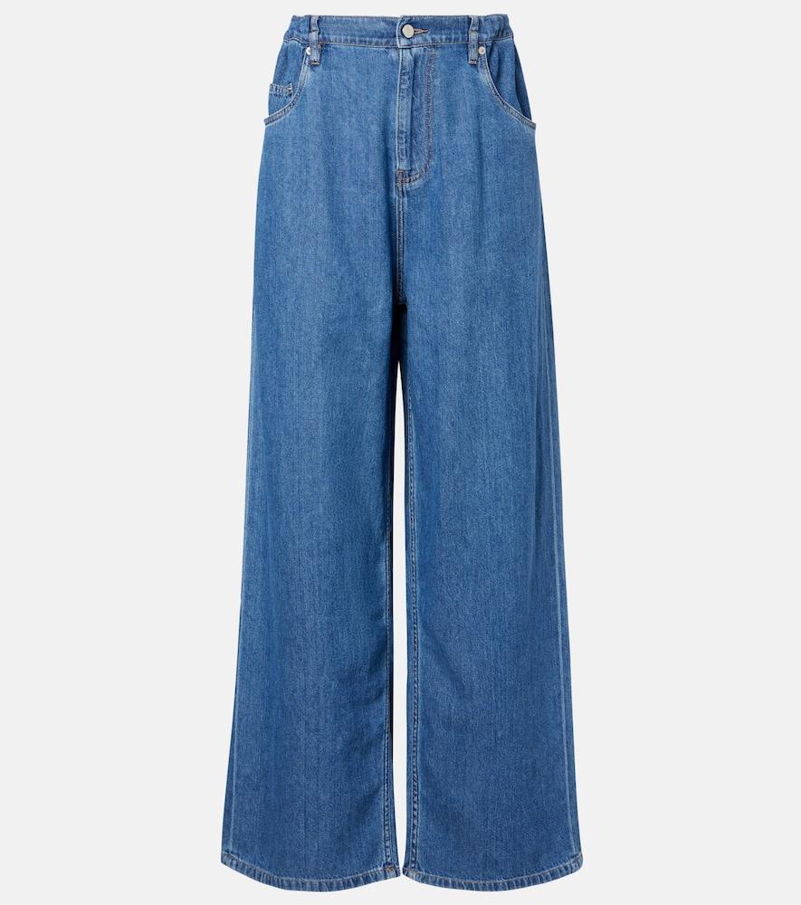 proenza schouler salome wide-leg jeans