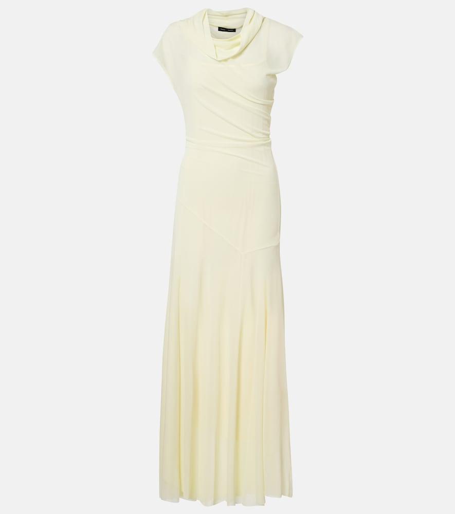 proenza schouler tamara draped crêpe jersey maxi dress