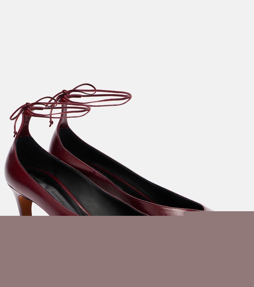 proenza schouler uma leather pumps