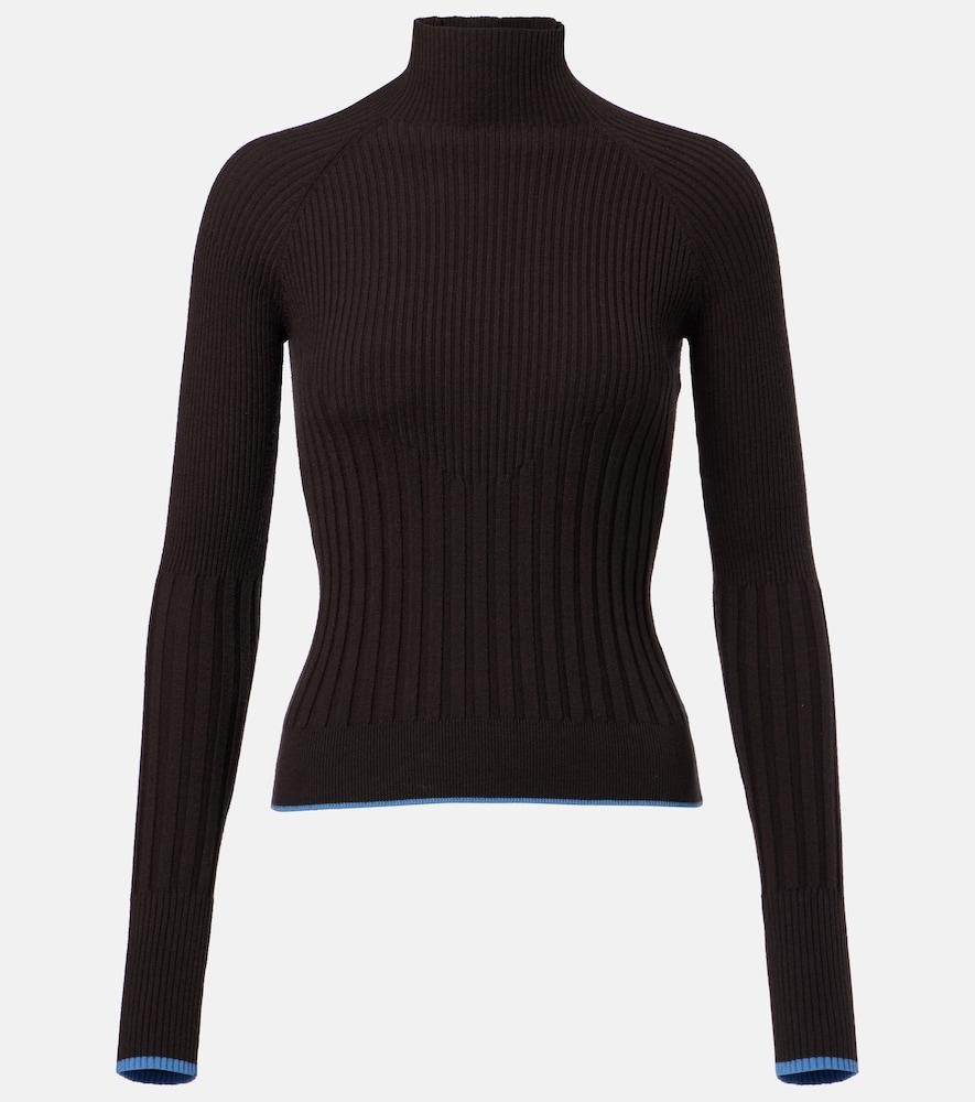 proenza schouler white label daniella ribbed-knit sweater