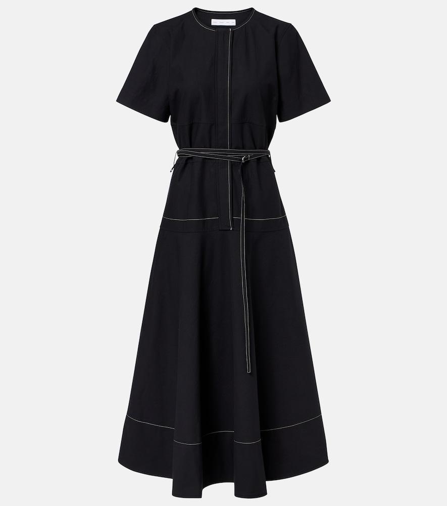 proenza schouler white label elizabeth belted midi dress