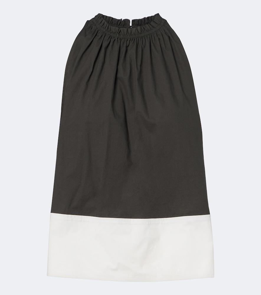 proenza schouler white label esme cotton poplin top