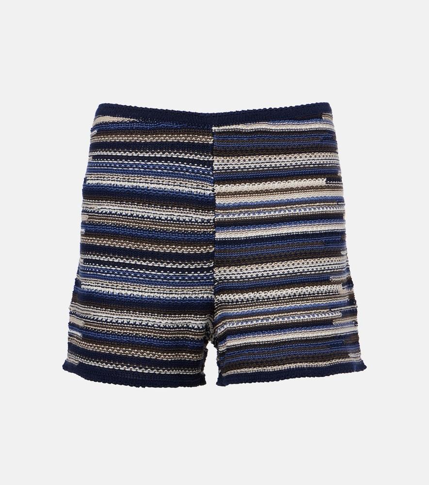 proenza schouler white label jenna knitted shorts