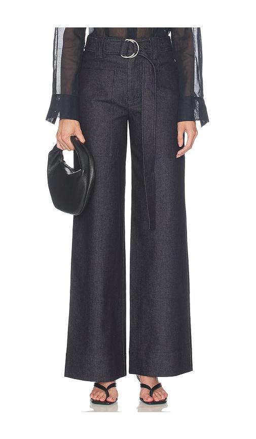 proenza schouler white label lina pant in navy. - size 0 (also in 2, 4, 6, 8, 10)