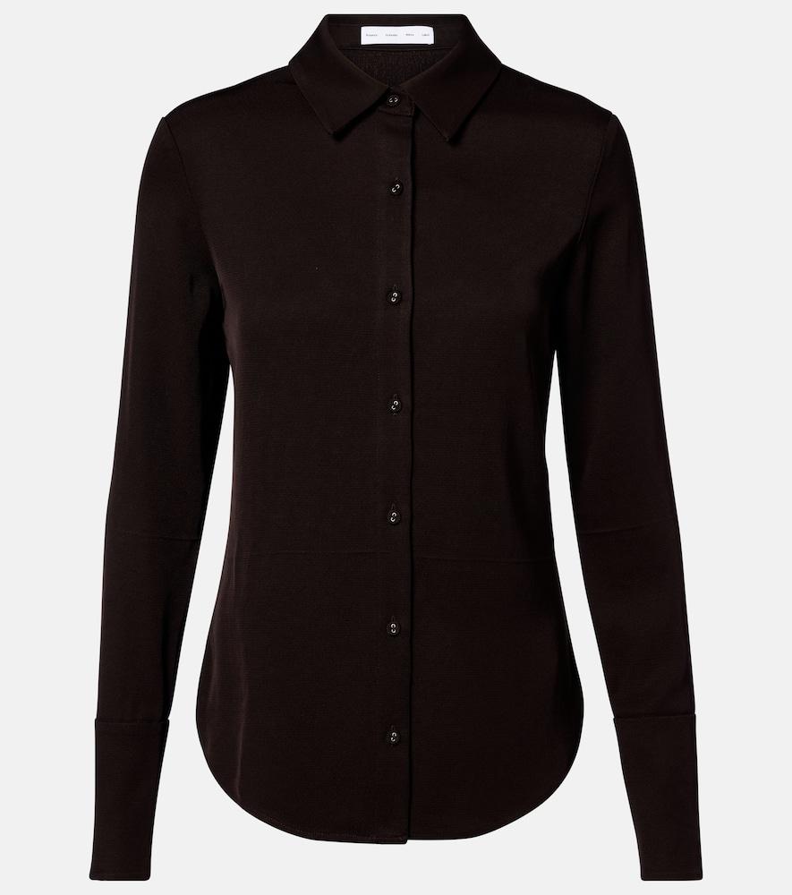 proenza schouler white label maddi twill shirt
