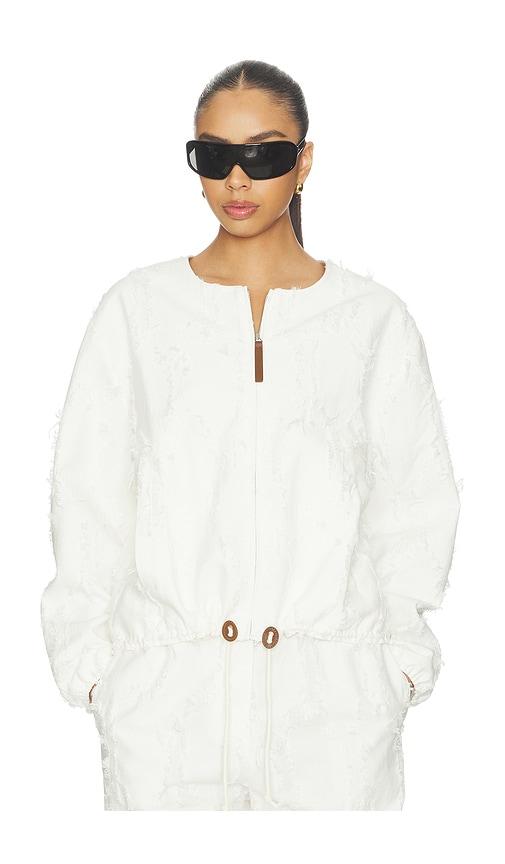 proenza schouler white label madigan jacket in white. - size l (also in m, xs)
