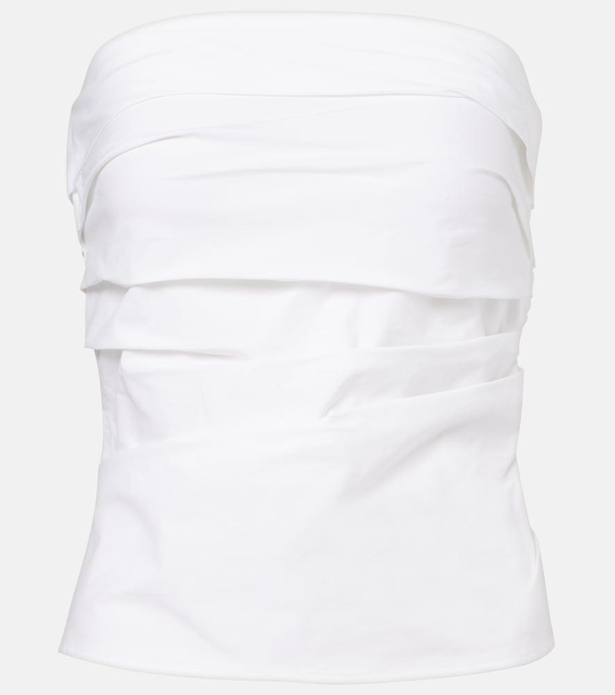 proenza schouler white label maisy cotton-blend tube top