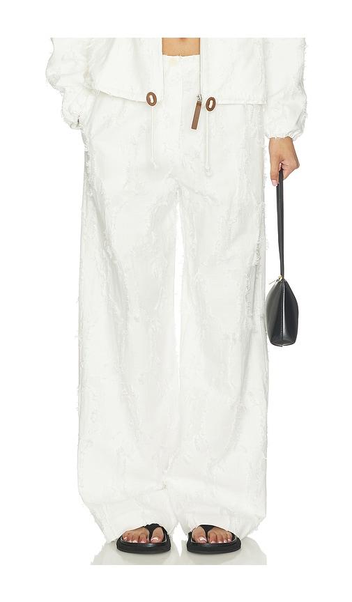 proenza schouler white label shilo pant in white. - size l (also in xs, s, m)