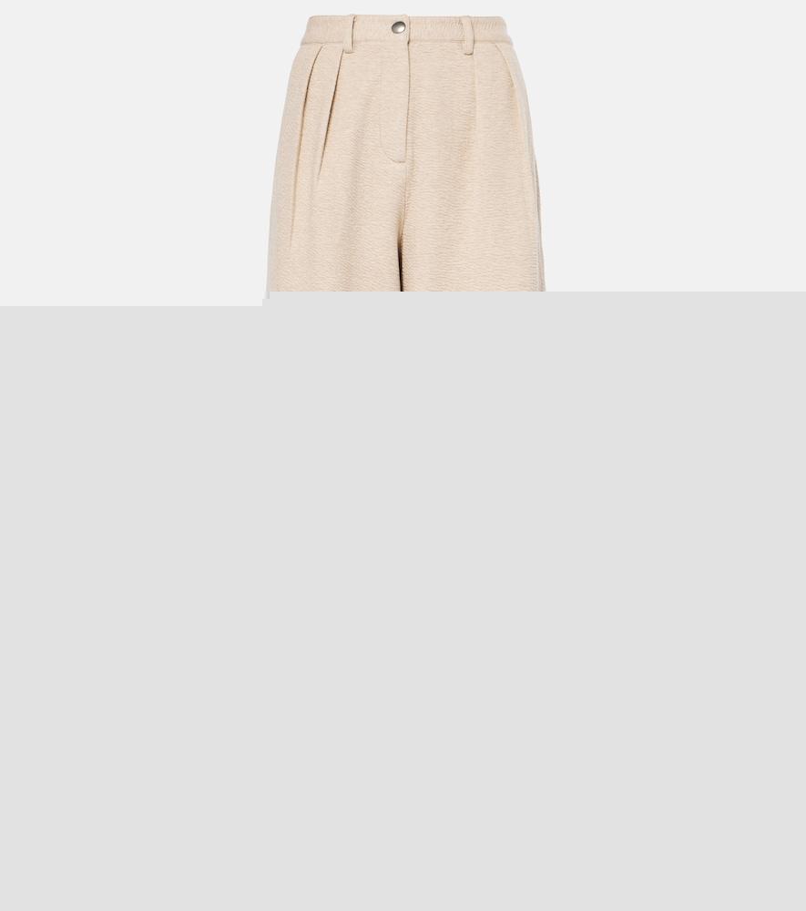 proenza schouler white label tristan cloqué wide-leg pants