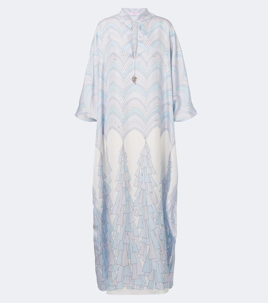 pucci baiadera silk twill kaftan