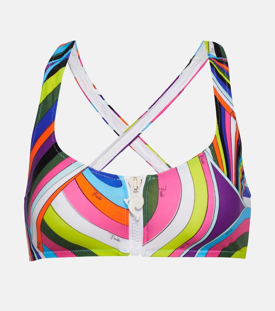 pucci iride bikini top