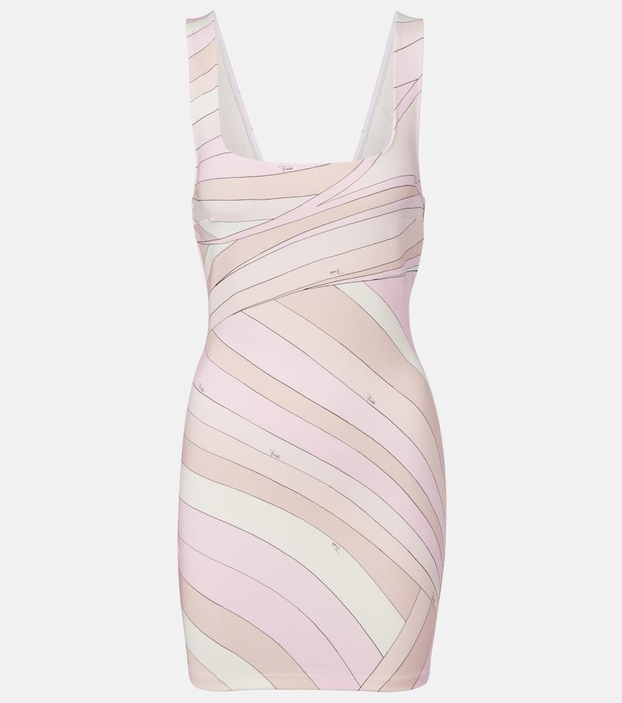 pucci iride jersey minidress