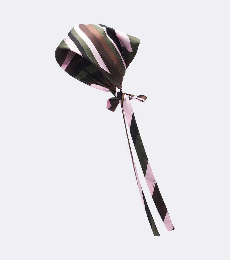 pucci iride silk twill head wrap