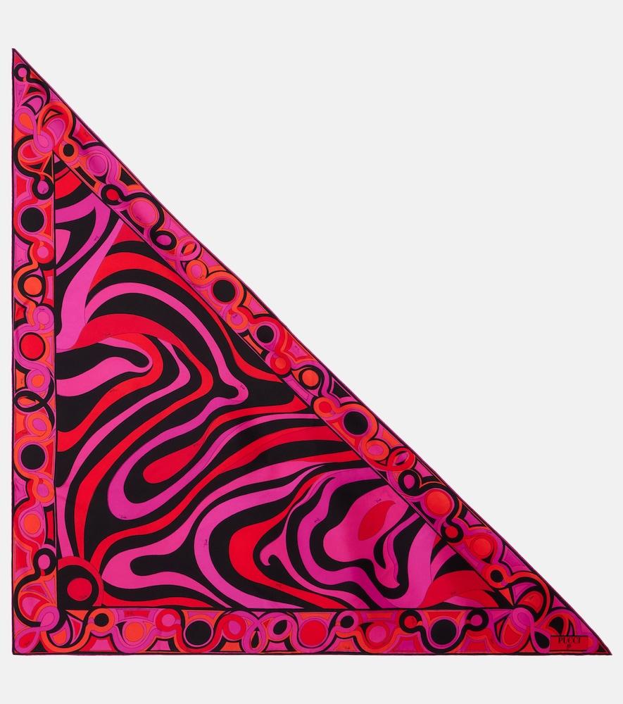 pucci iride silk twill scarf