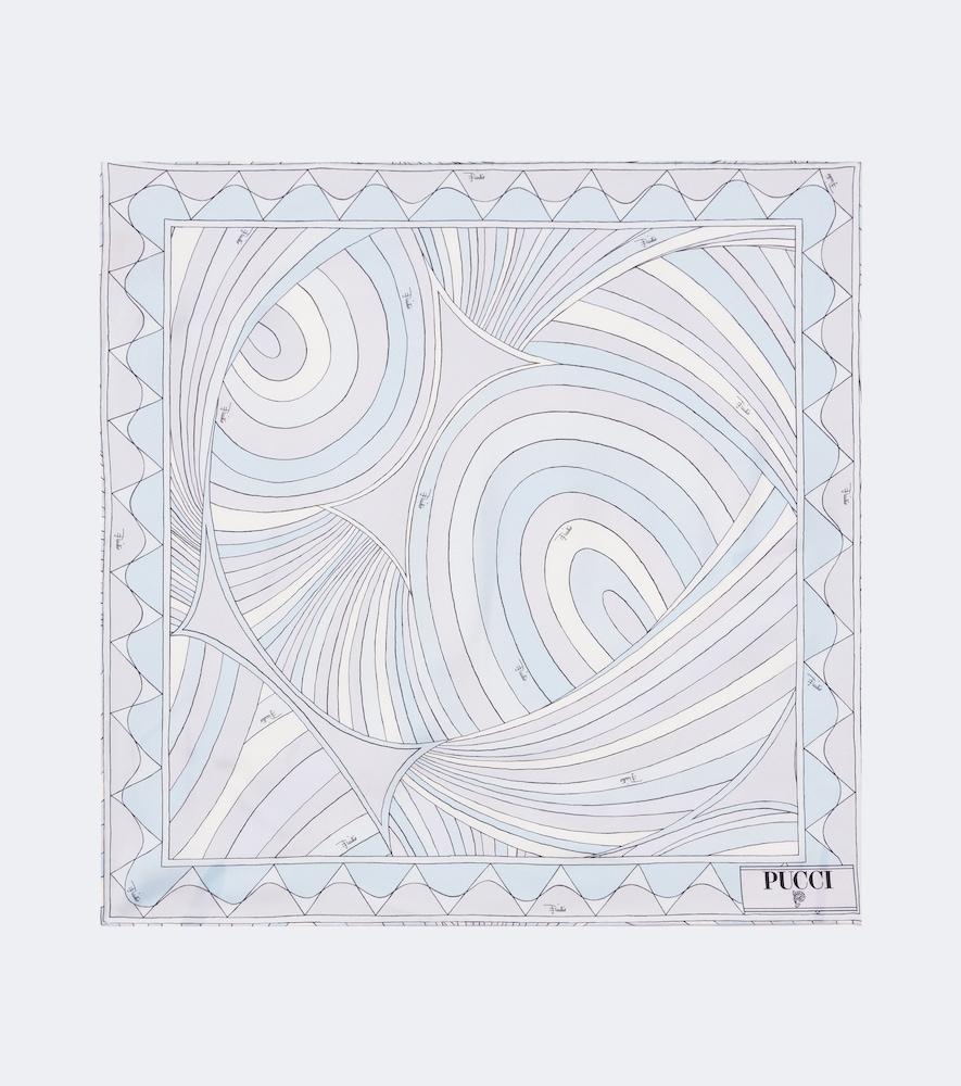 pucci iride silk twill scarf