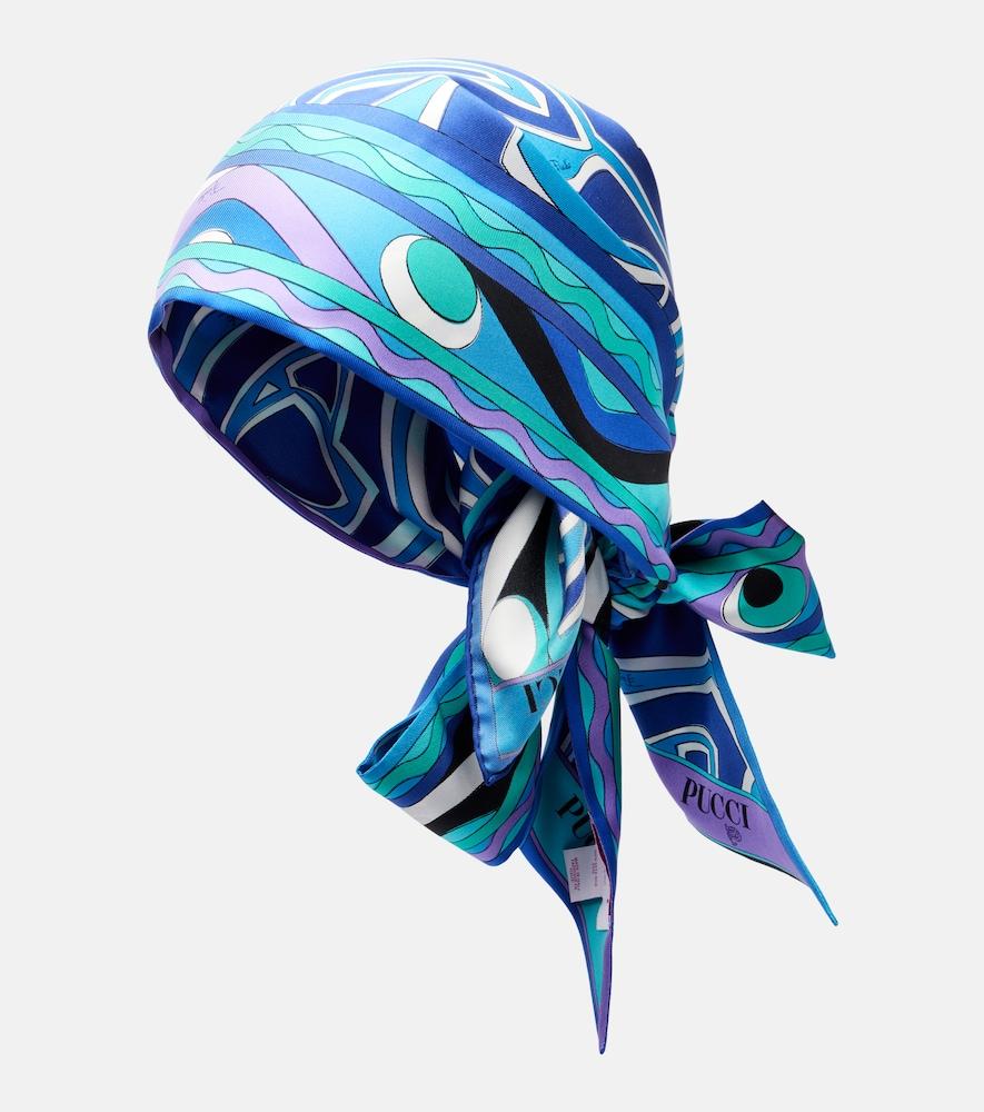 pucci labirinto silk twill head wrap