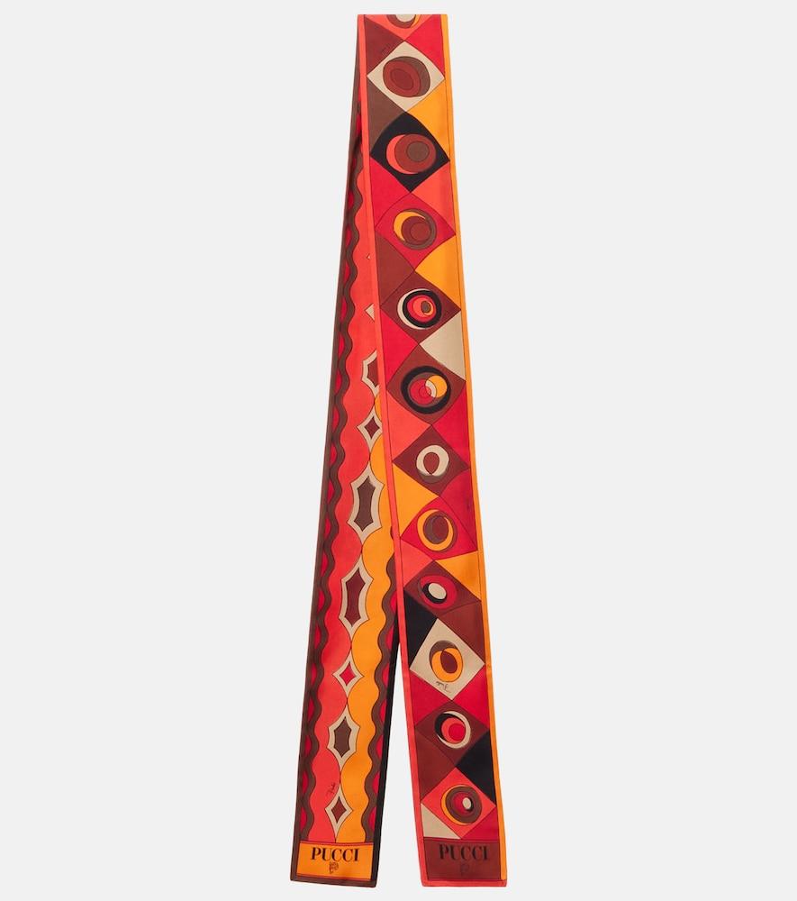 pucci manuba silk twill scarf