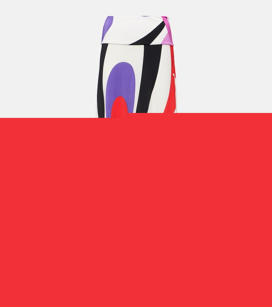 pucci marmo jersey maxi skirt