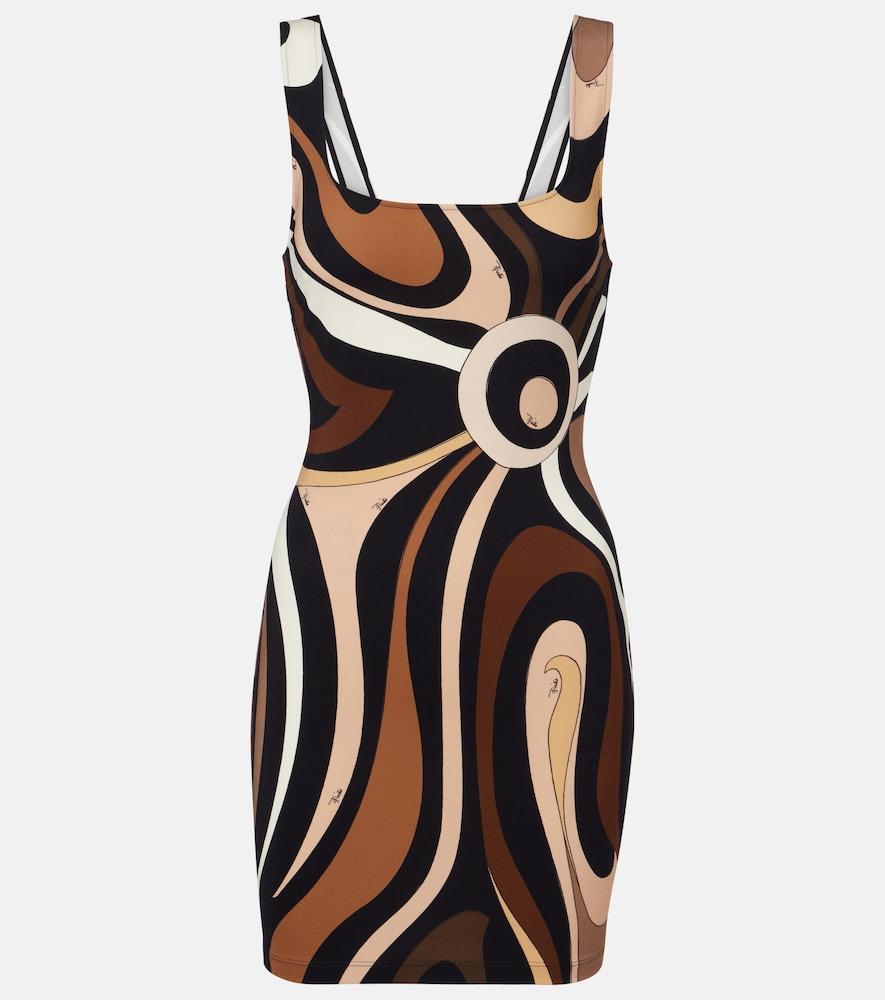 pucci marmo jersey minidress