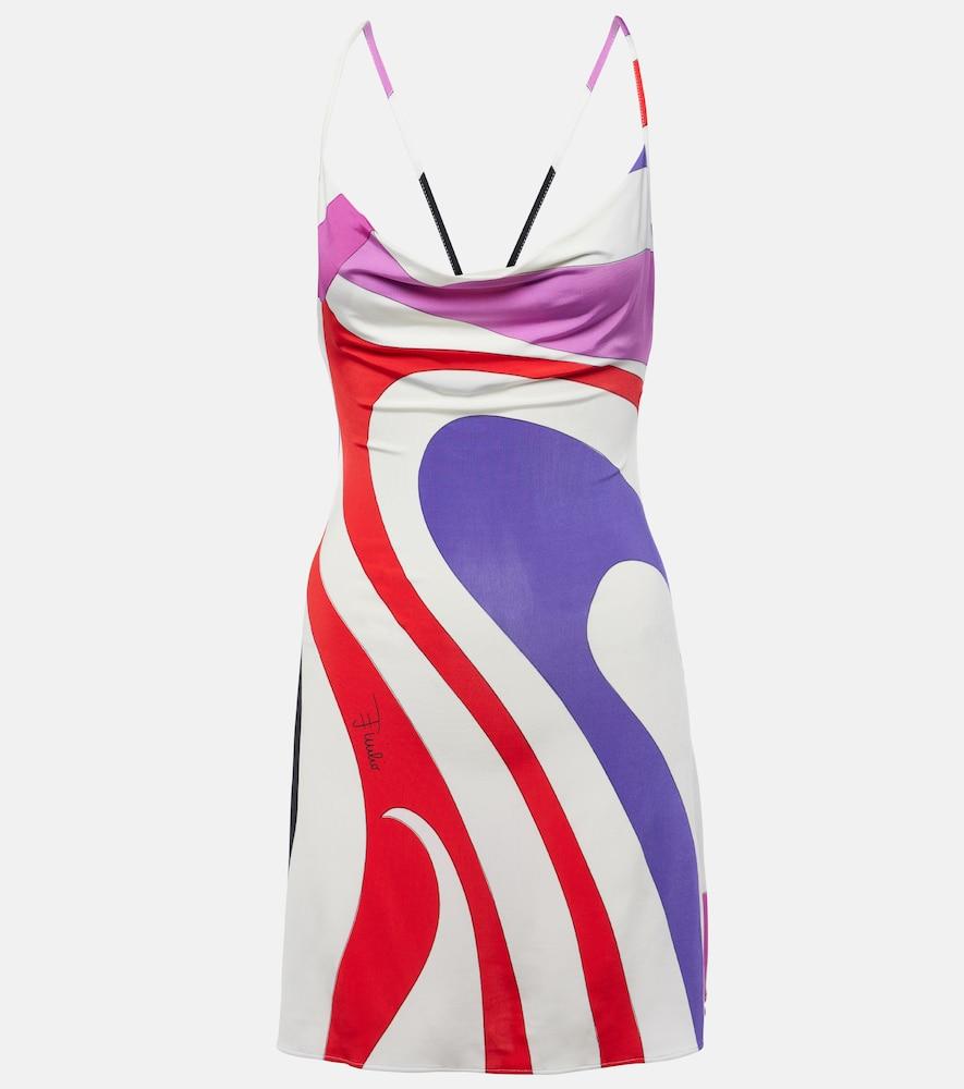 pucci marmo printed minidress