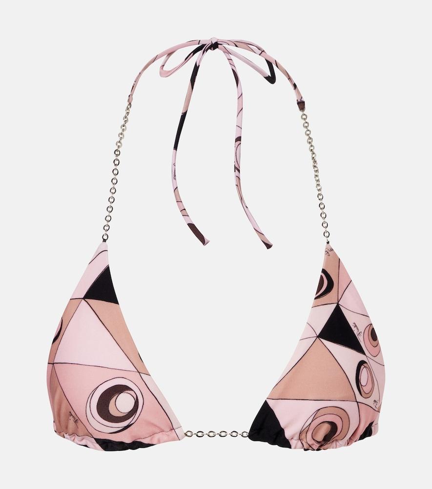 pucci occhi chain-detail bikini top