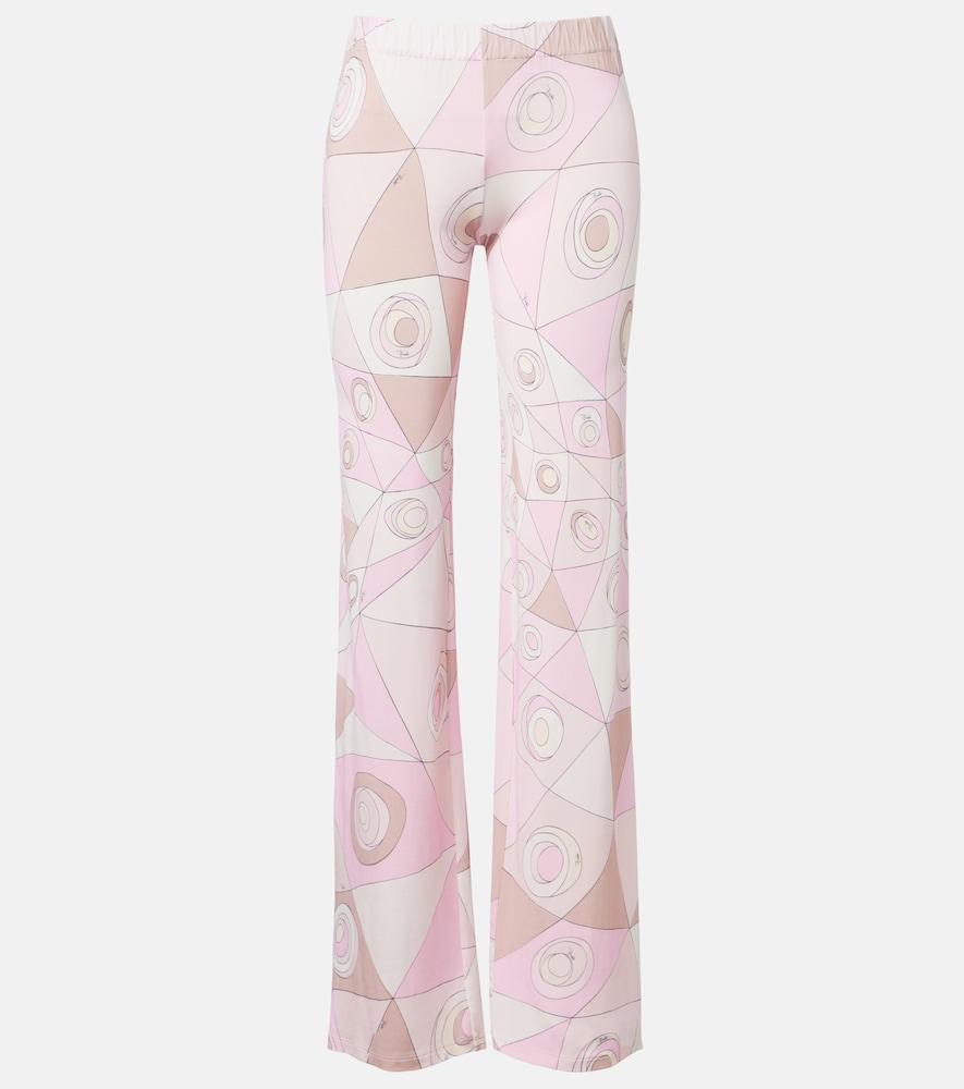 pucci occhi jersey straight pants