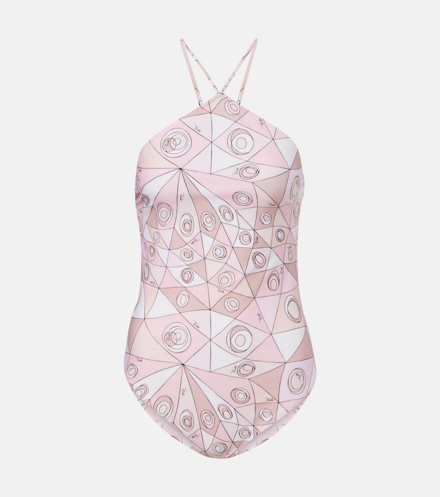 pucci occhi open-back swimsuit