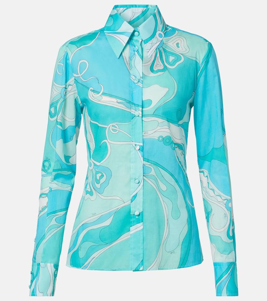 pucci orchidee cotton shirt
