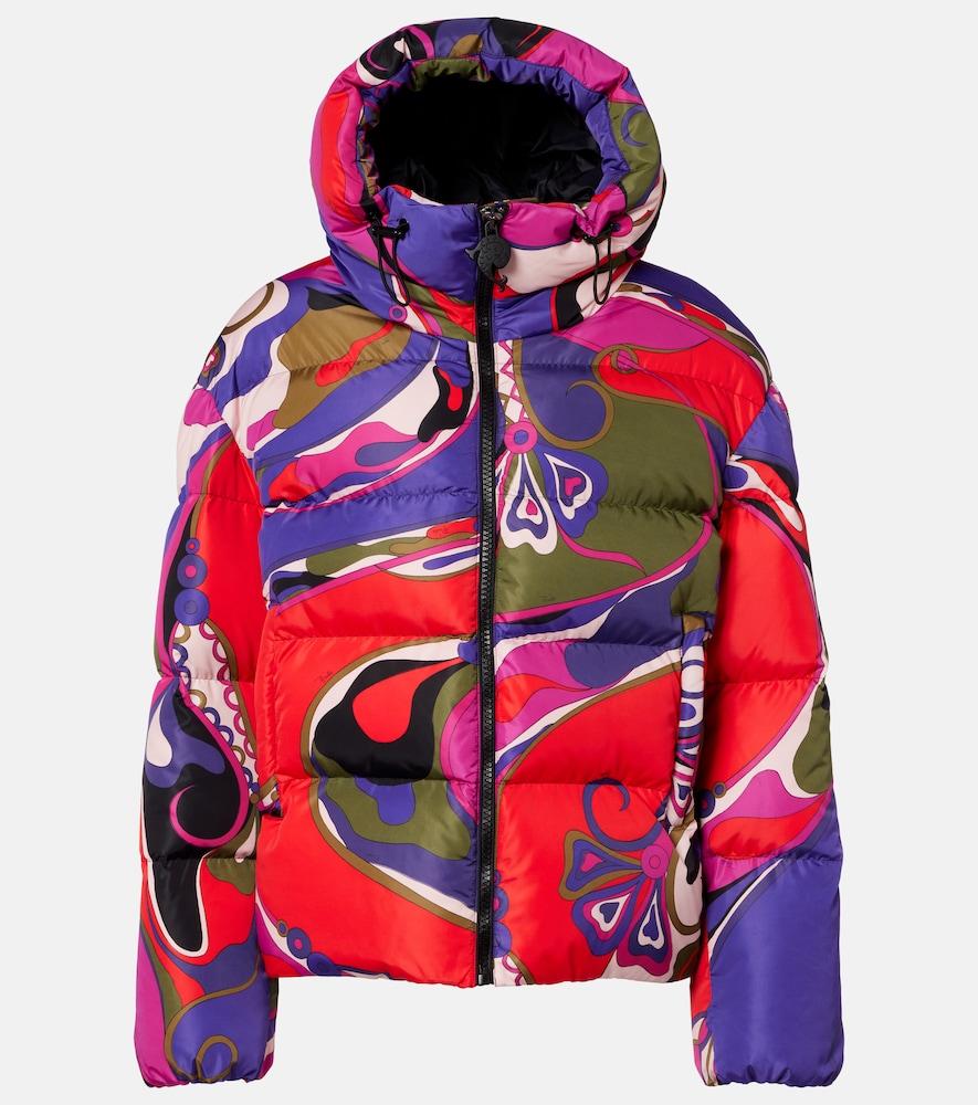 pucci orchidee puffer jacket