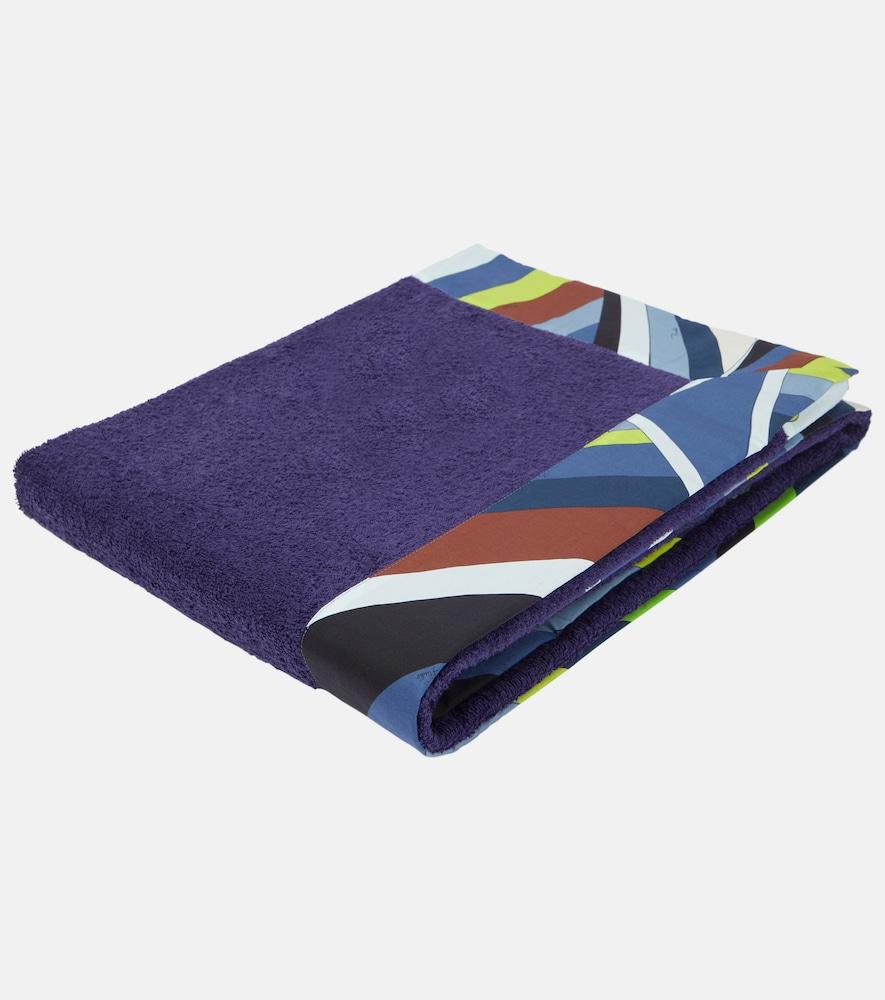 pucci printed cotton beach towel