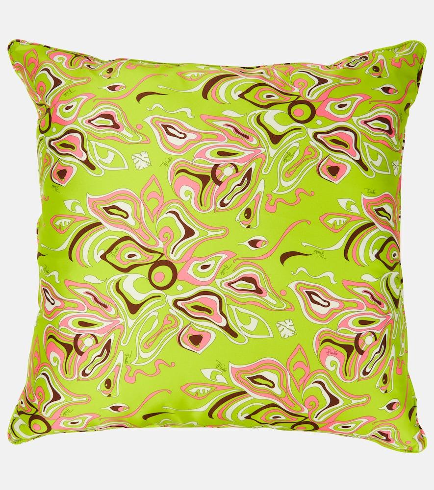 pucci printed cotton cushion