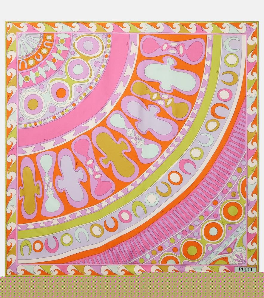 pucci soleil silk twill scarf