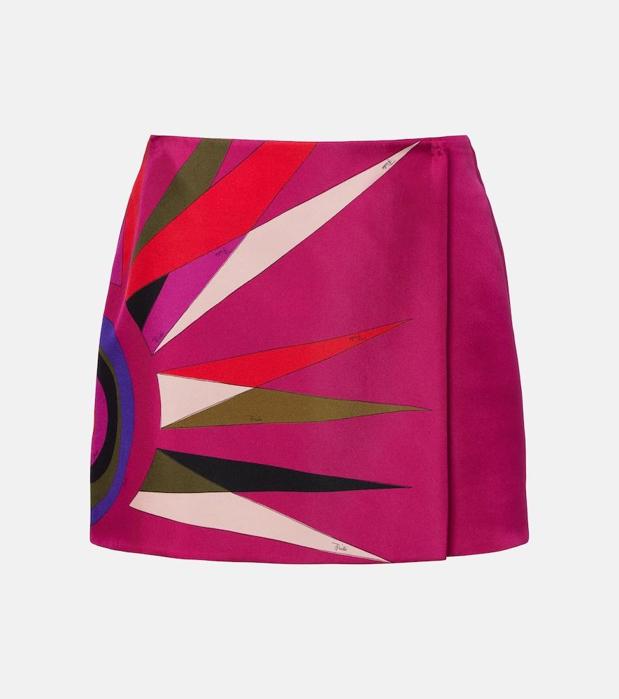 pucci stella silk wrap skirt