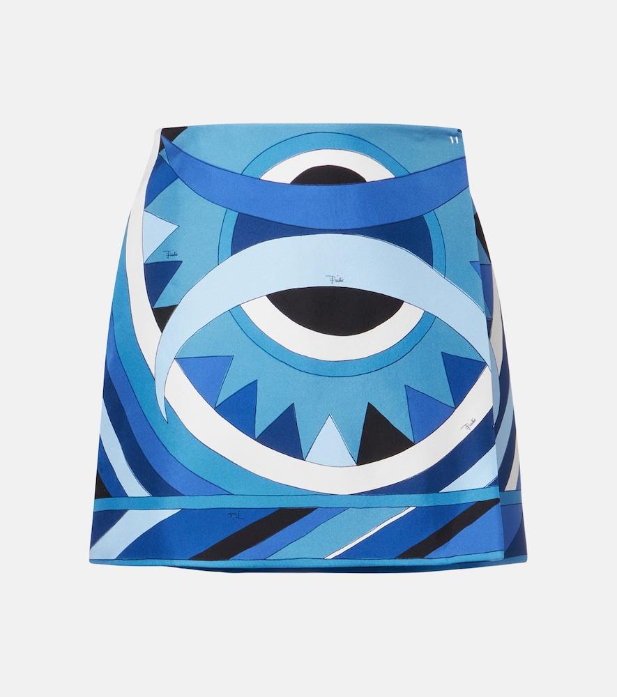 pucci vivara silk miniskirt