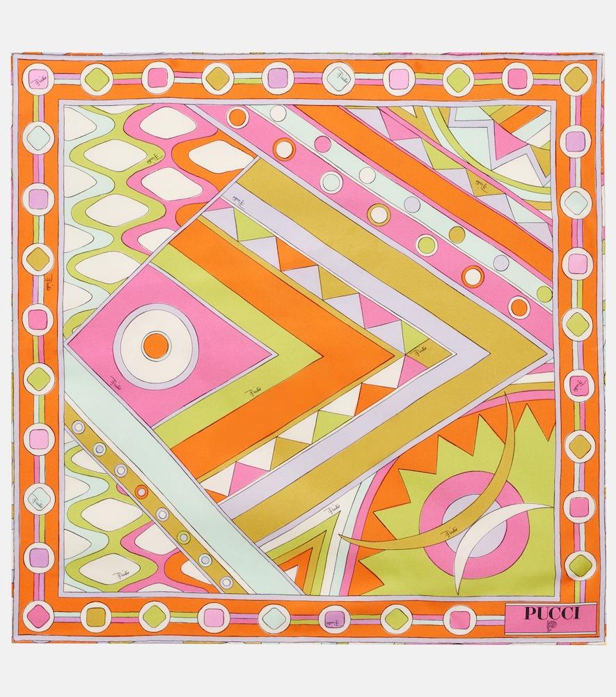 pucci vivara silk twill scarf