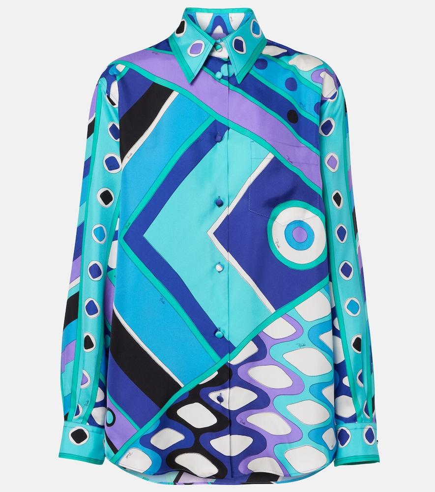pucci vivara silk twill shirt