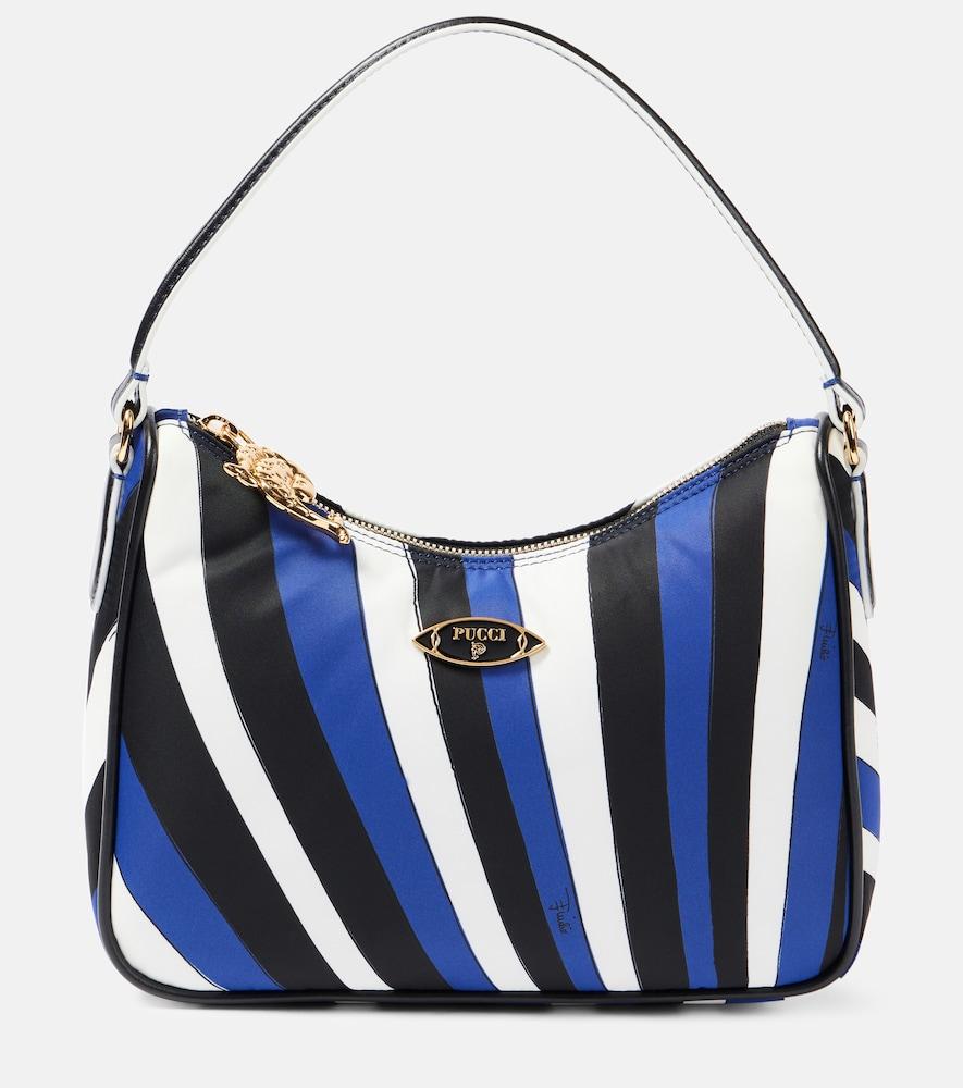 pucci yummy iride canvas shoulder bag