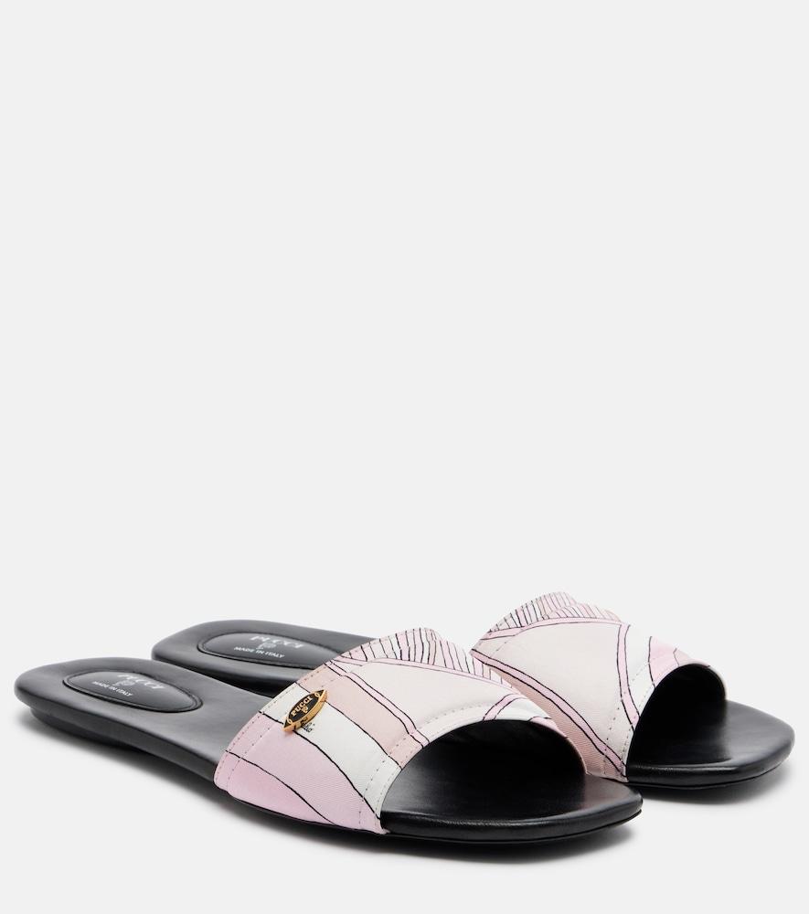 pucci yummy iride twill slides