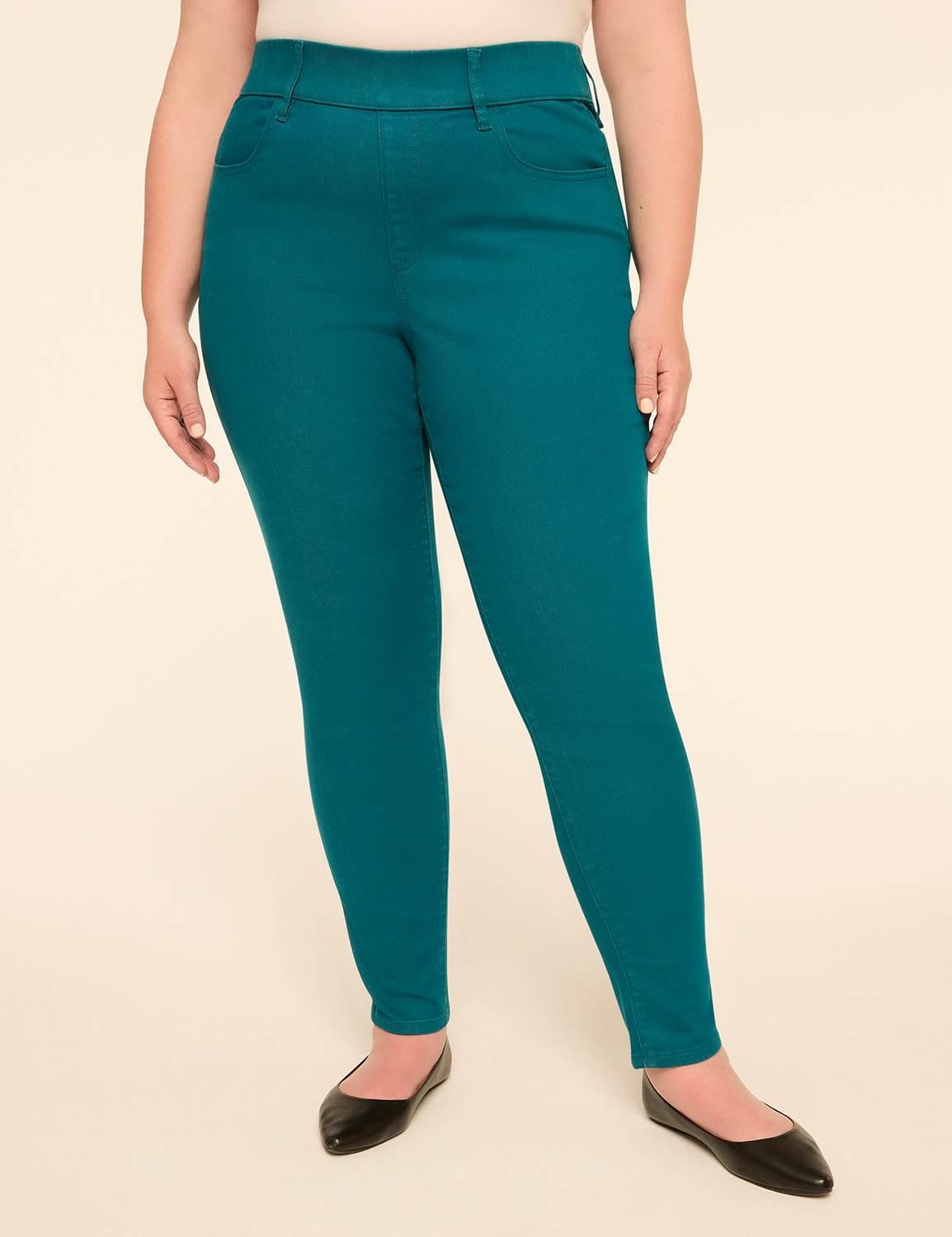 pull-on high-rise jegging